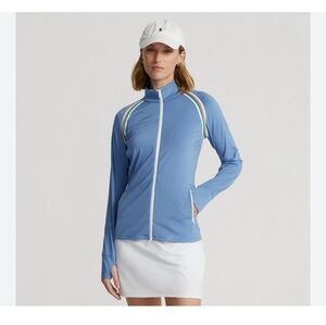 Rlx Ralph Lauren Women's Blue Full Zip Dry Jacket Size S NWT